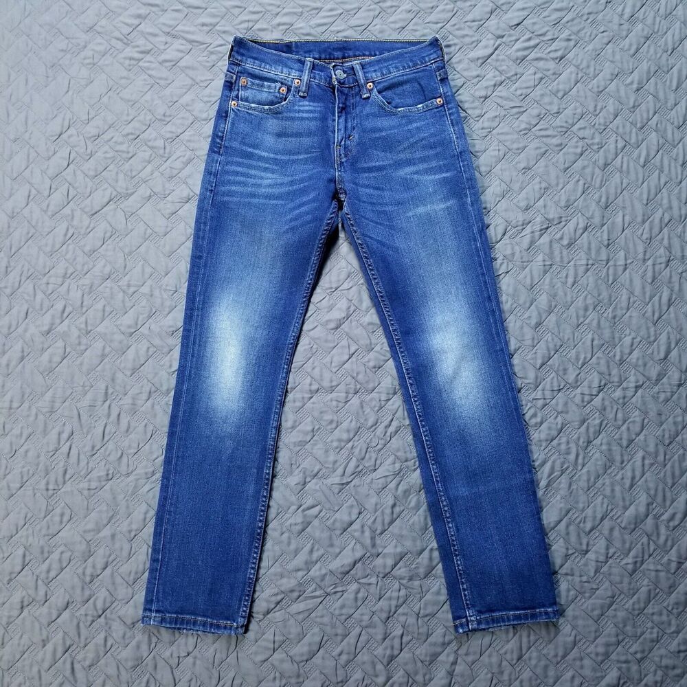 Levis‎ Jeans Mens 28x30 Blue 511 Straight Leg American Dark Wash Denim